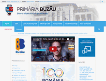 Tablet Screenshot of primariabuzau.ro